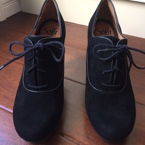 Sofft Black Suede Booties